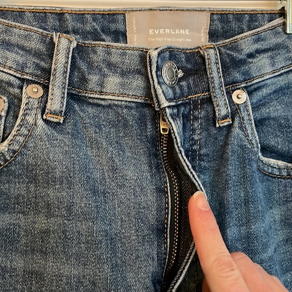Everlane high rise straight jean - Picture 3 of 6